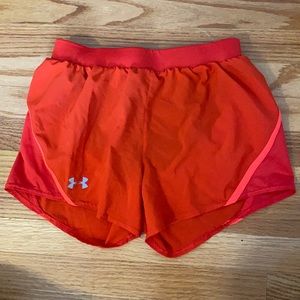 Redish/Orangish Under Armour Shorts